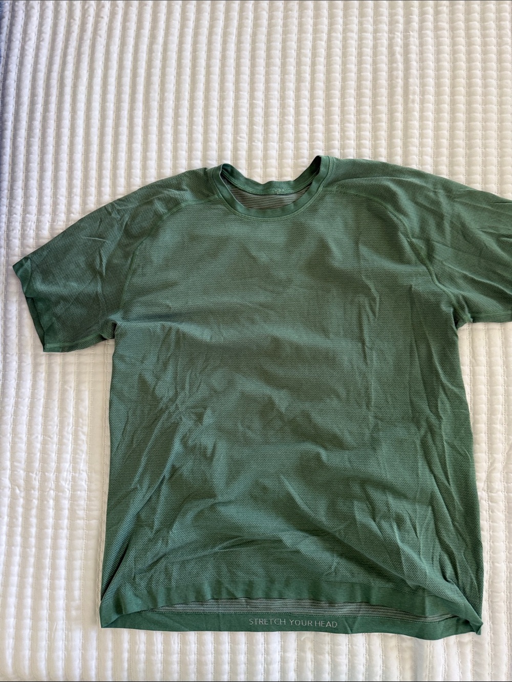 lululemon athletica Forest Green Crew Neck Performance Tee